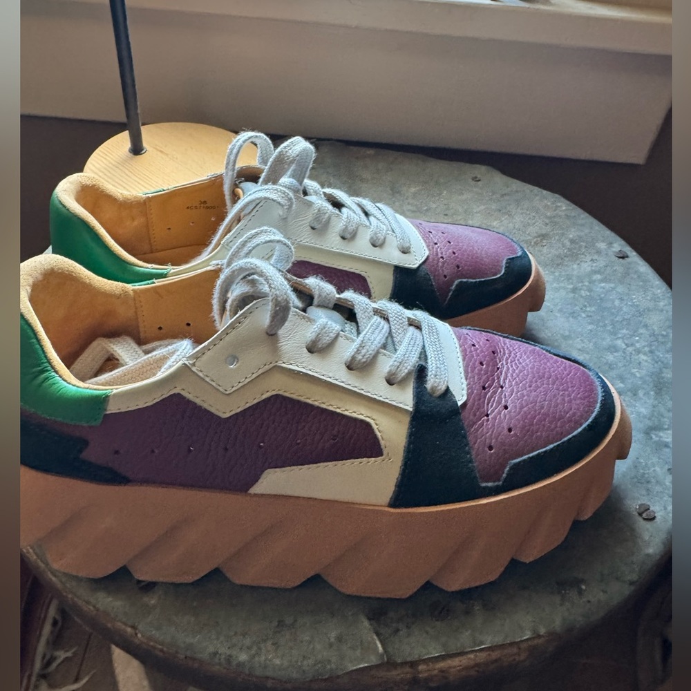 4ccccees Sneakers blue, maroon, white and green EU 38   US 7.5